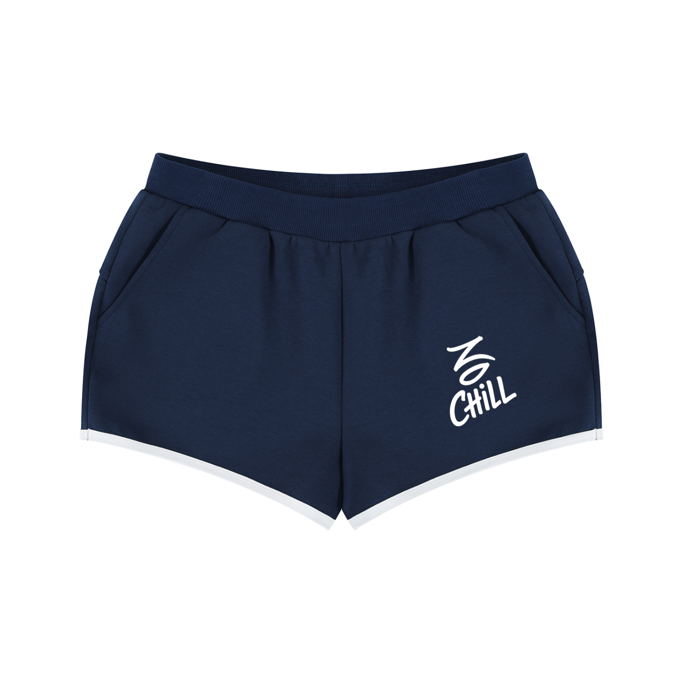 No Chill Women’s Retro Contrast Shorts