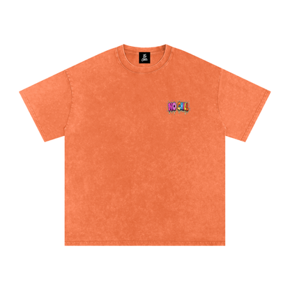 No Chill - Cold Summer Snow Wash Oversized Tee