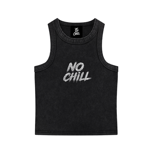 TOO COLD TO CARE CROP TANK TOP
