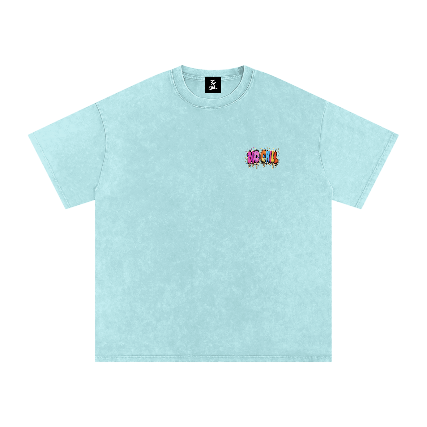 No Chill - Cold Summer Snow Wash Oversized Tee