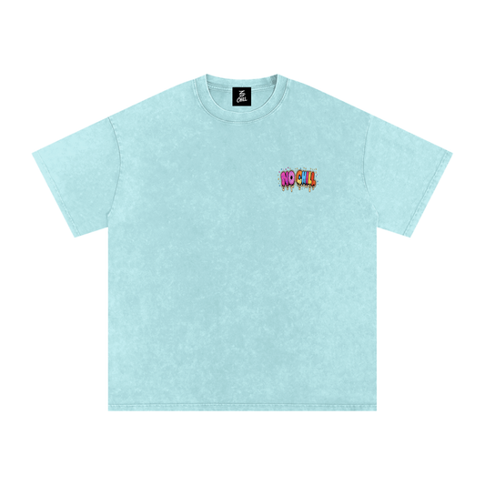 No Chill - Cold Summer Snow Wash Oversized Tee