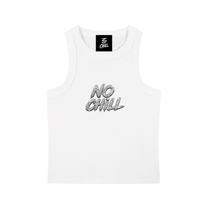 TOO COLD TO CARE CROP TANK TOP