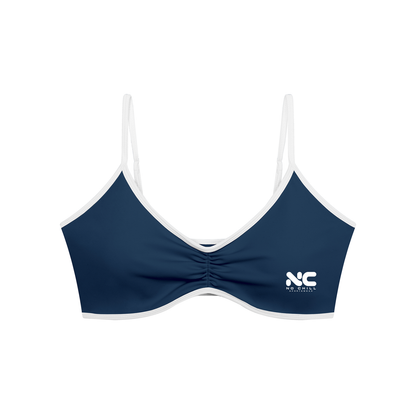 No Chill Women’s Ruched V-Neck Sports Bra